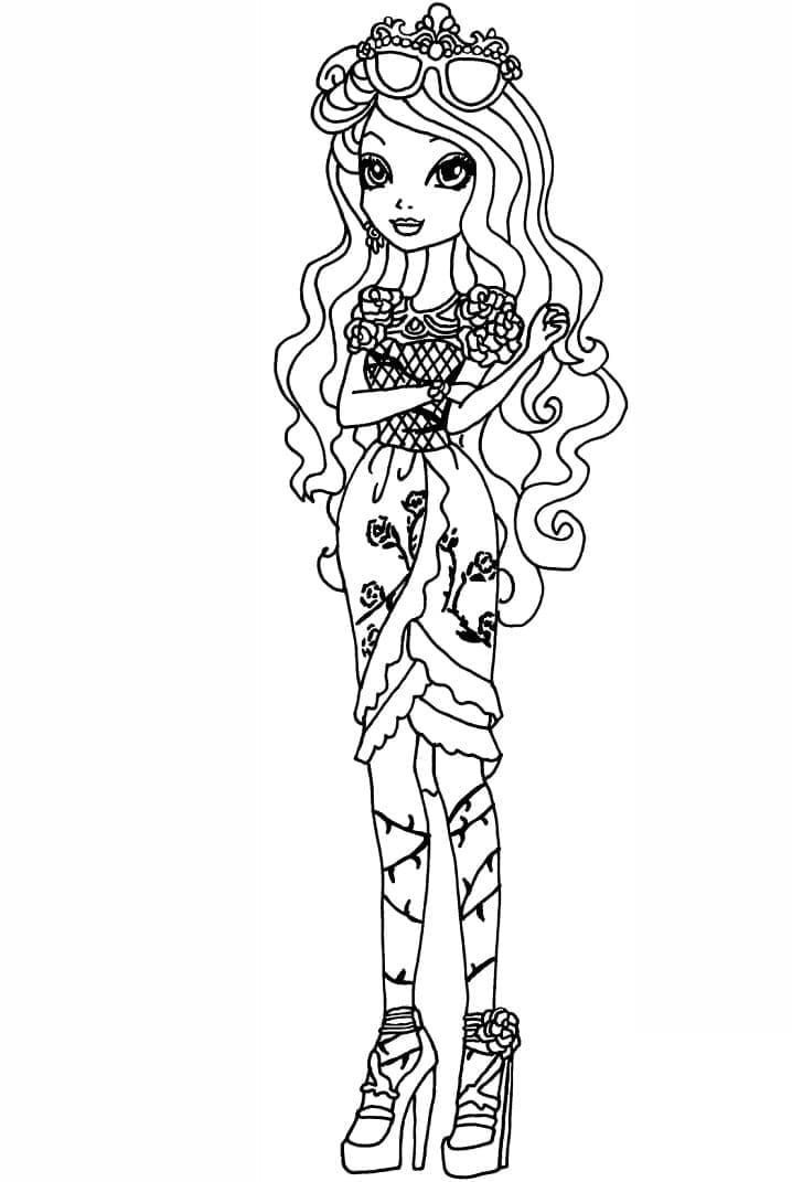 Ever After High yazdırılabilir Boyama Sayfası