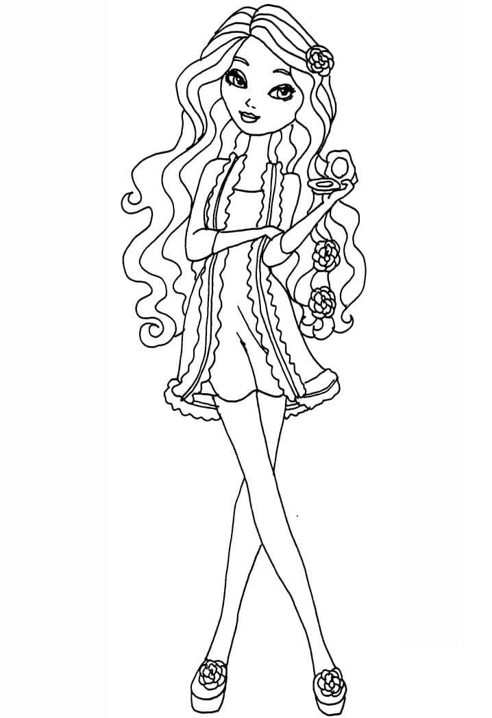 Ever After High yazdırmak için Boyama Sayfası