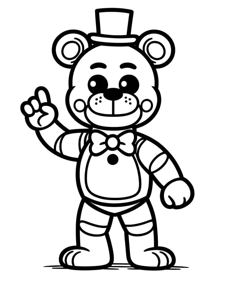 FNAF Resmi Boyama Sayfası