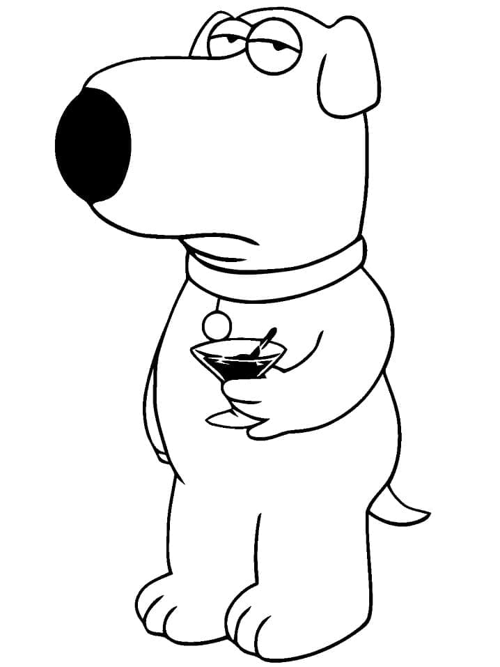 Family Guy Ücretsiz Resmi Boyama Sayfası