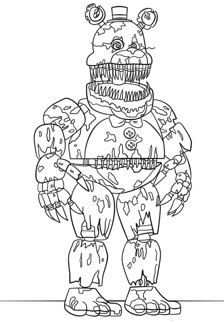 Five Nights at Freddy's (3) Boyama Sayfası