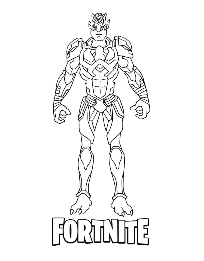 Fortnite Baskı Sayfası Boyama Sayfası
