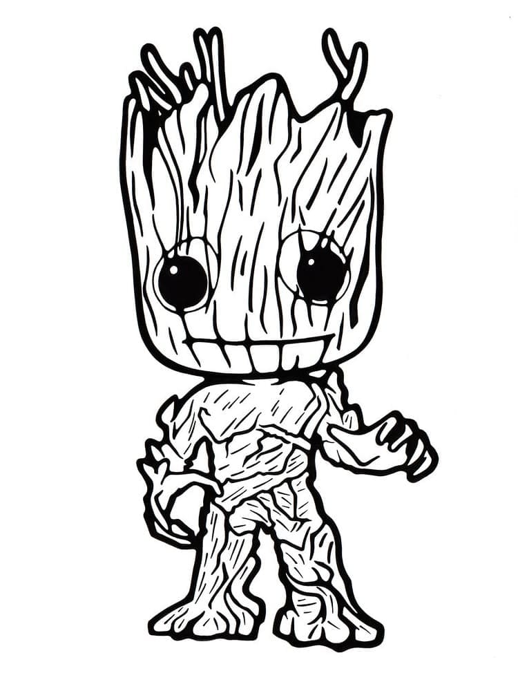 Funko Pop Parasız Resim Boyama Sayfası