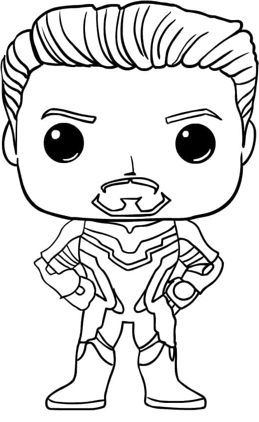 Funko Pop Ücretsiz Yazdırma Boyama Sayfası