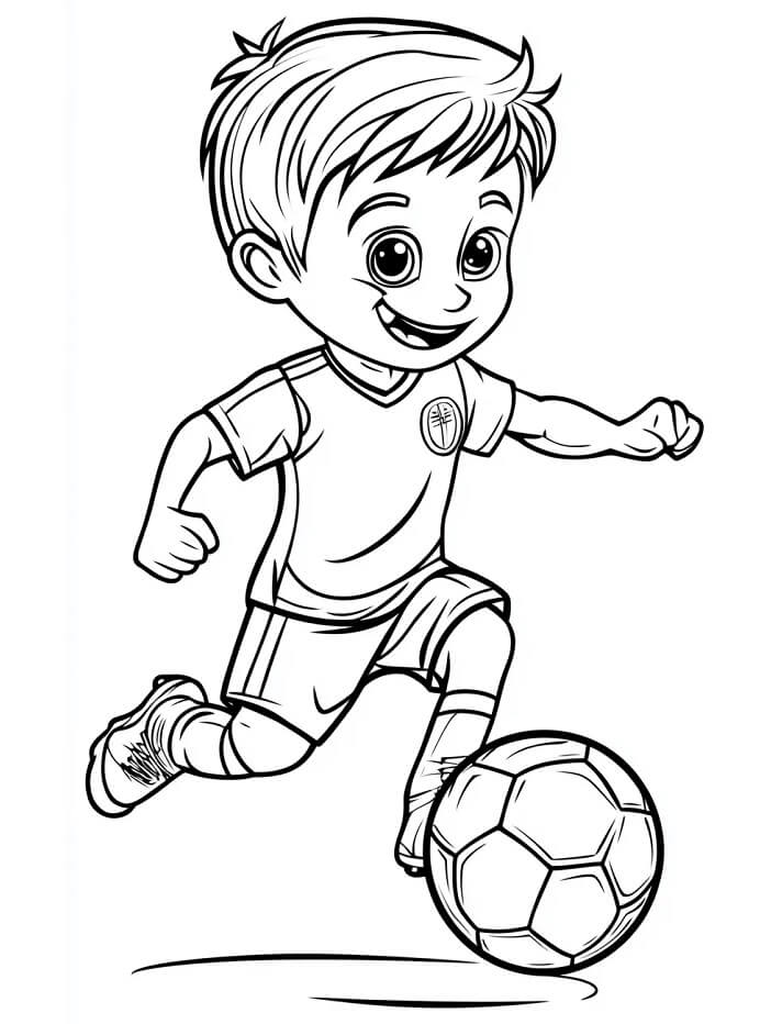 Futbol Boyama Sayfaları
