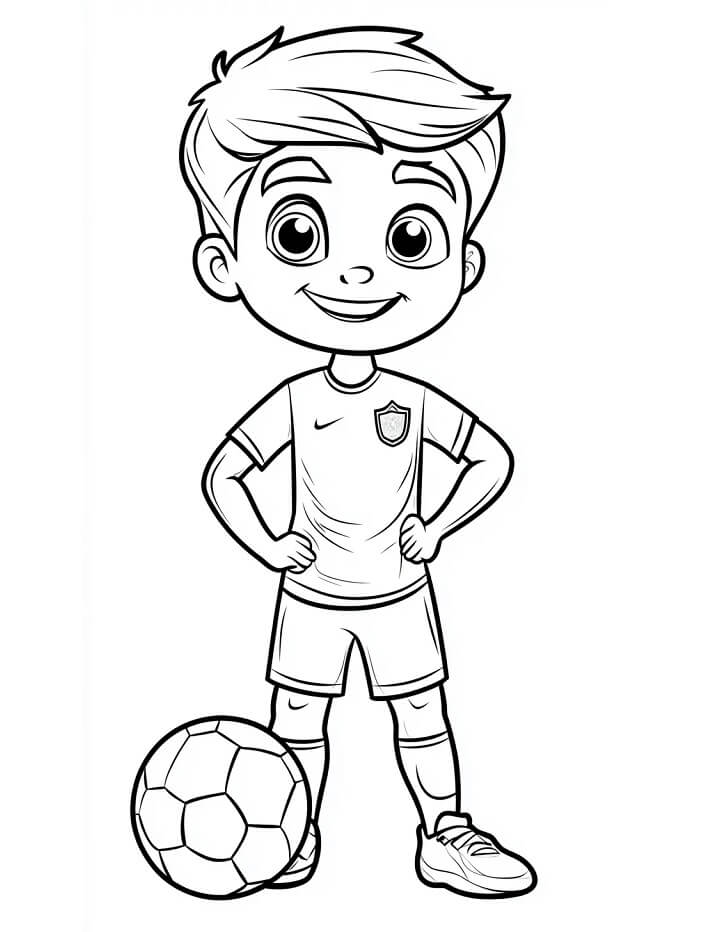 Futbol (11) Boyama Sayfası
