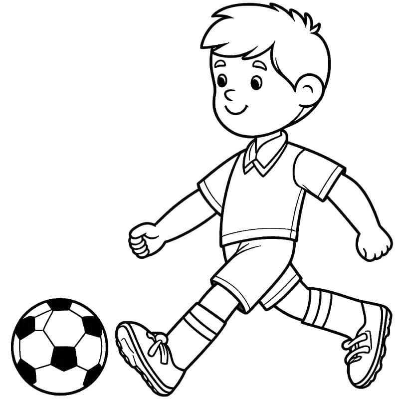 Futbol (12) Boyama Sayfası