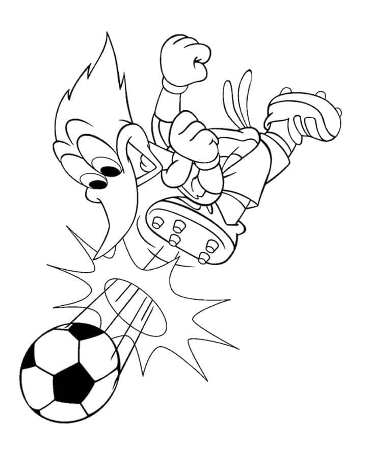 Futbol (13) Boyama Sayfası