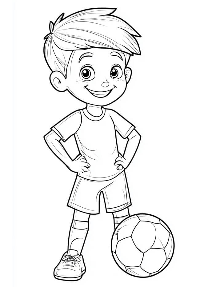 Futbol (7) Boyama Sayfası