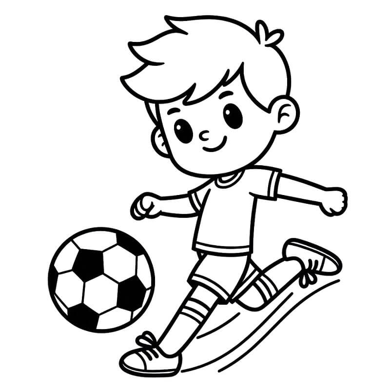 Futbol (8) Boyama Sayfası