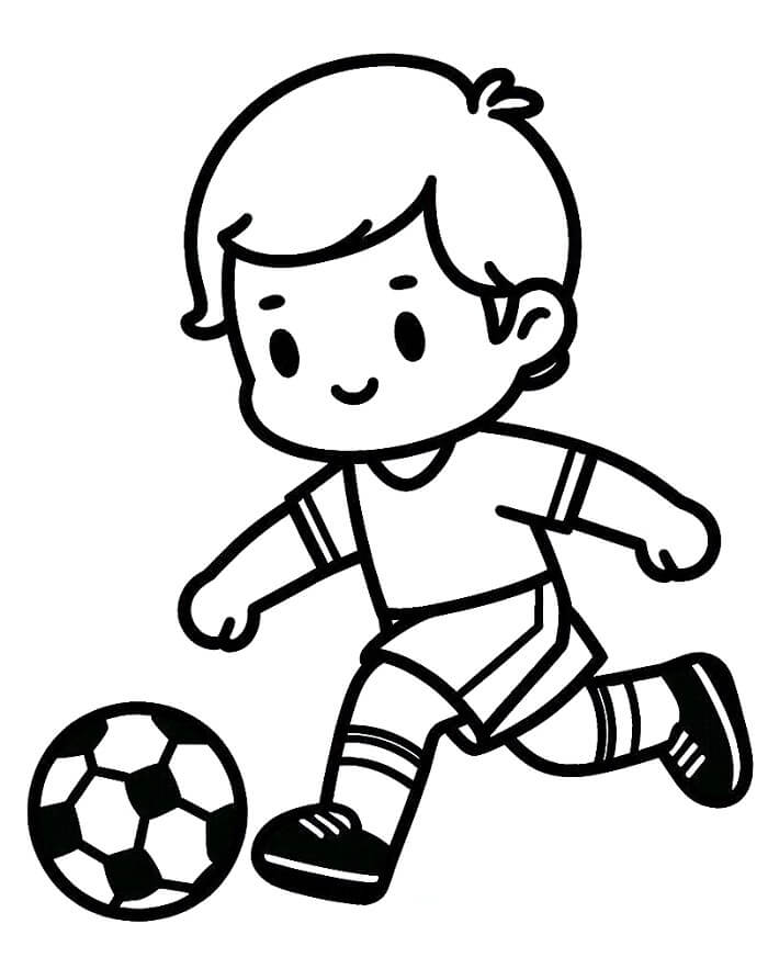 Futbol (9) Boyama Sayfası