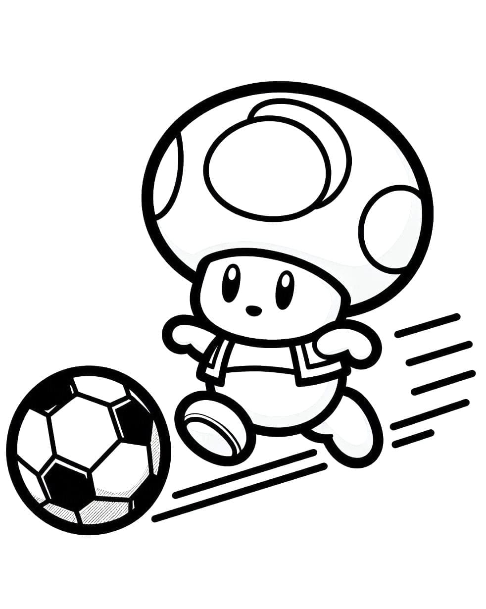 Futbol oyna Boyama Sayfası