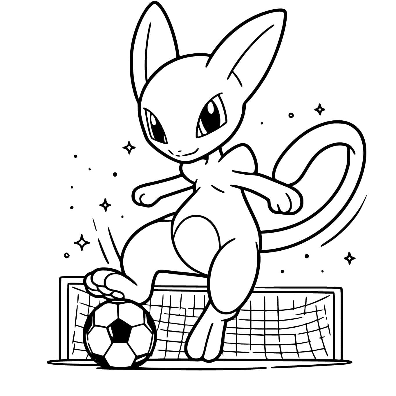 Futbol oynamak Boyama Sayfası