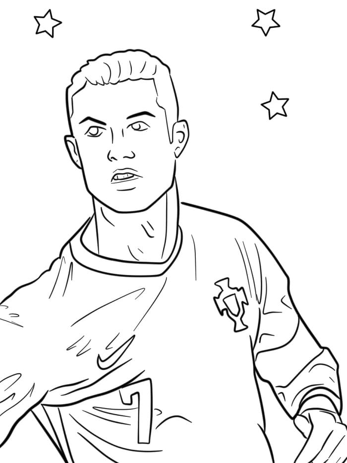 Futbolcu Cristiano Ronaldo Boyama Sayfası