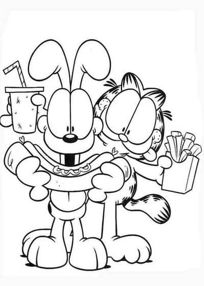 Garfield (3) Boyama Sayfası