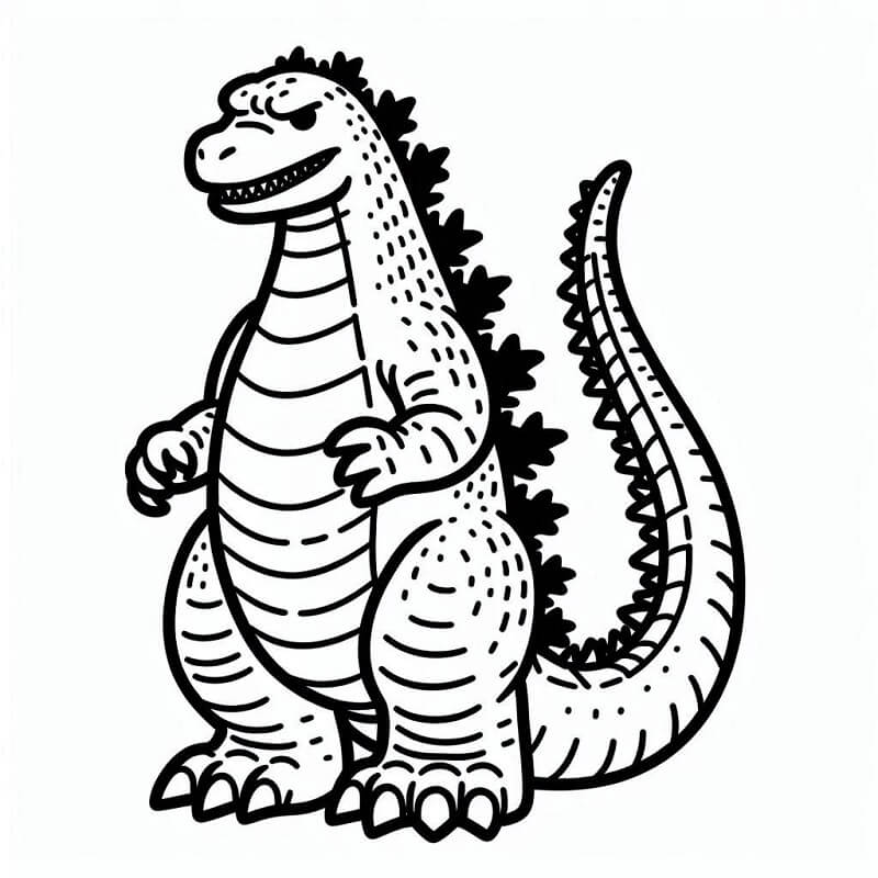 Godzilla (1) Boyama Sayfası