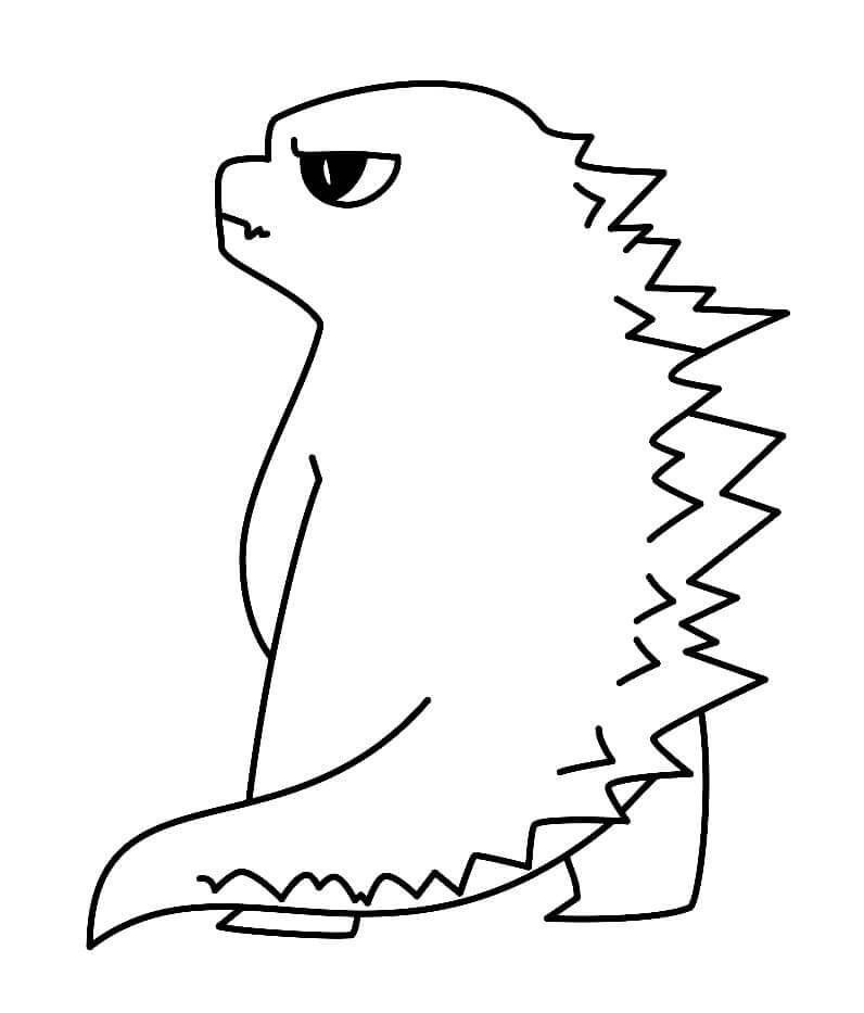 Godzilla (10) Boyama Sayfası