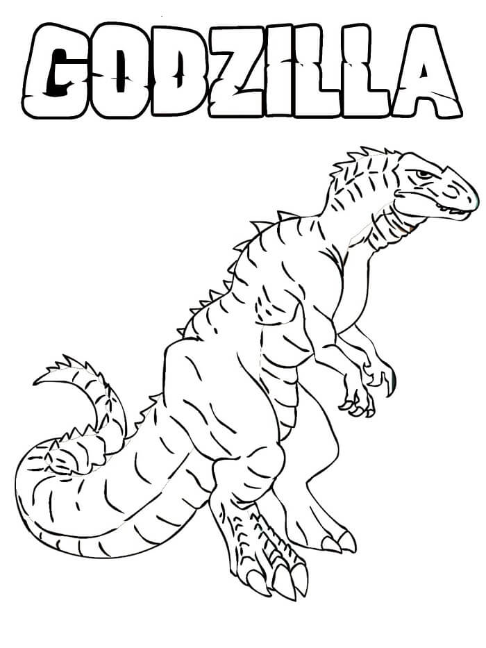 Godzilla (13) Boyama Sayfası