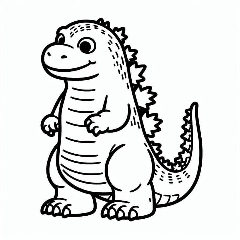 Godzilla (2) Boyama Sayfası