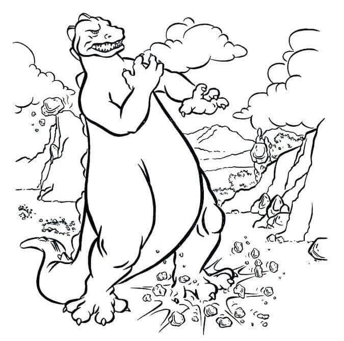 Godzilla (9) Boyama Sayfası