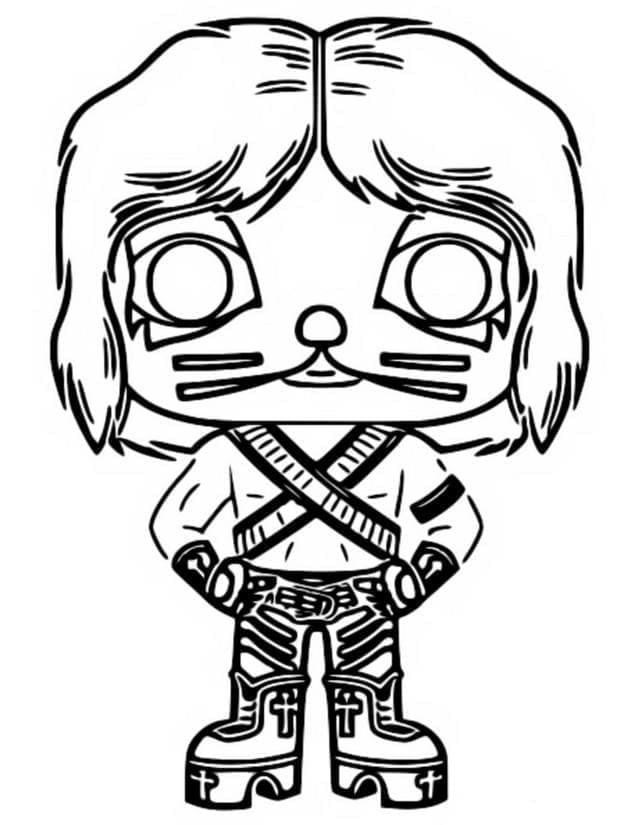 Güzel Funko Pop Boyama Sayfası