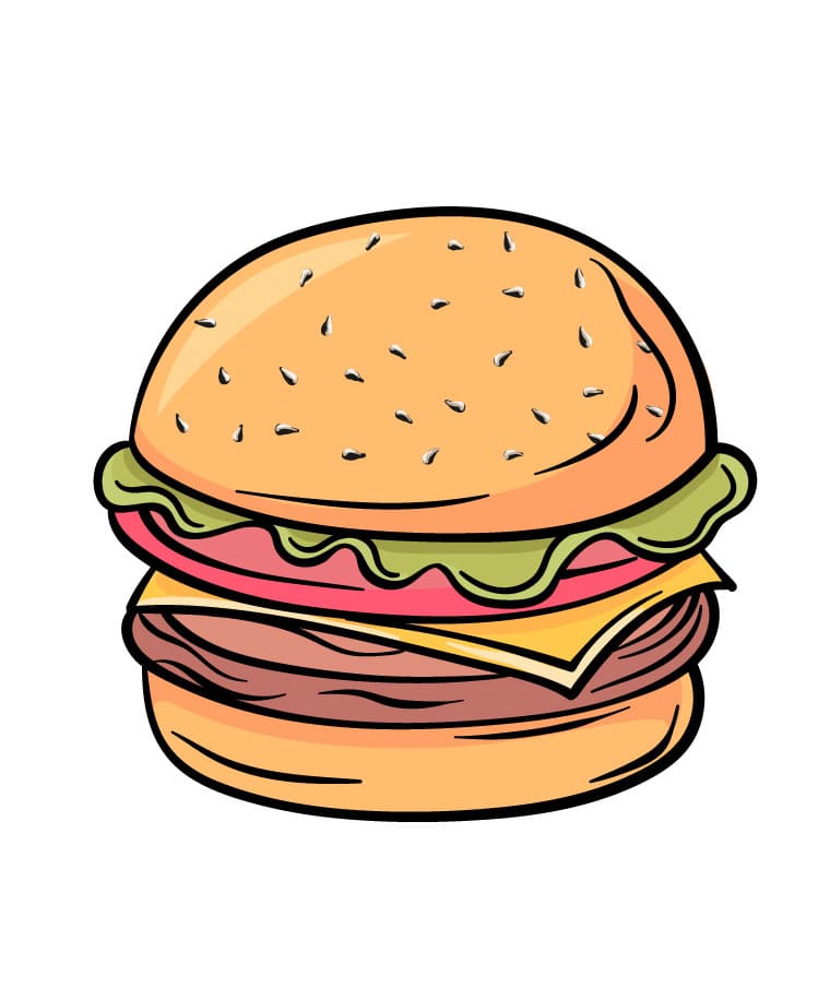 Hamburger Nasıl Çizilir