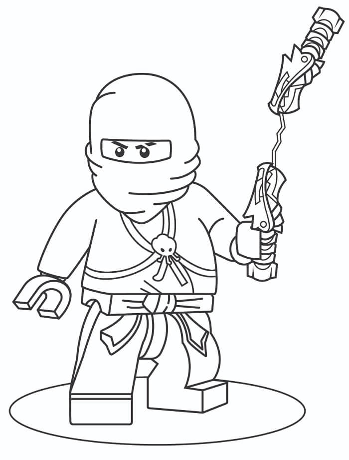 Hareketli Ninjago Boyama Sayfası