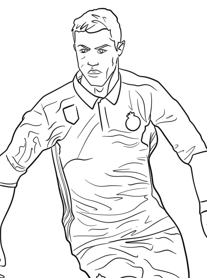 Harika Cristiano Ronaldo Boyama Sayfası