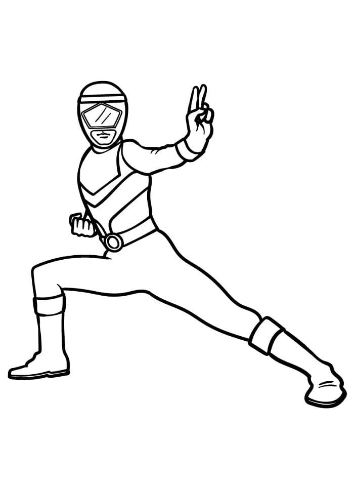 Harika Power Rangers Boyama Sayfası