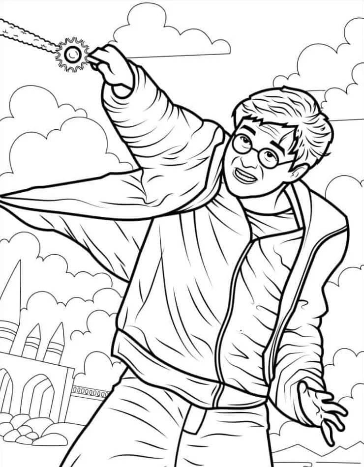 Harry Potter (11) Boyama Sayfası