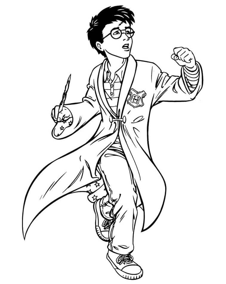 Harry Potter (16) Boyama Sayfası