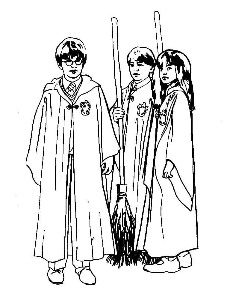 Harry Potter (19) Boyama Sayfası