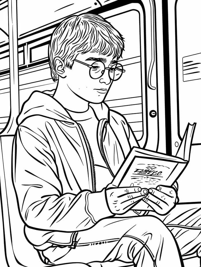 Harry Potter (2) Boyama Sayfası