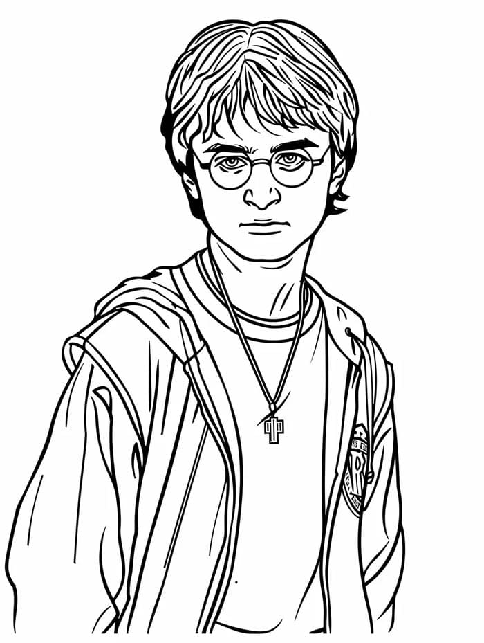 Harry Potter Çocuklara Uygun Boyama Sayfası