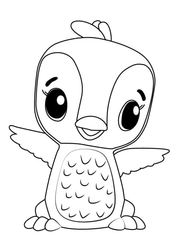 Hatchimals yazdırılabilir görsel Boyama Sayfası
