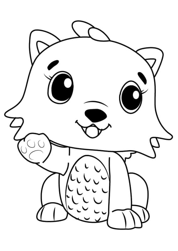 Hatchimals yazdırmak için Boyama Sayfası