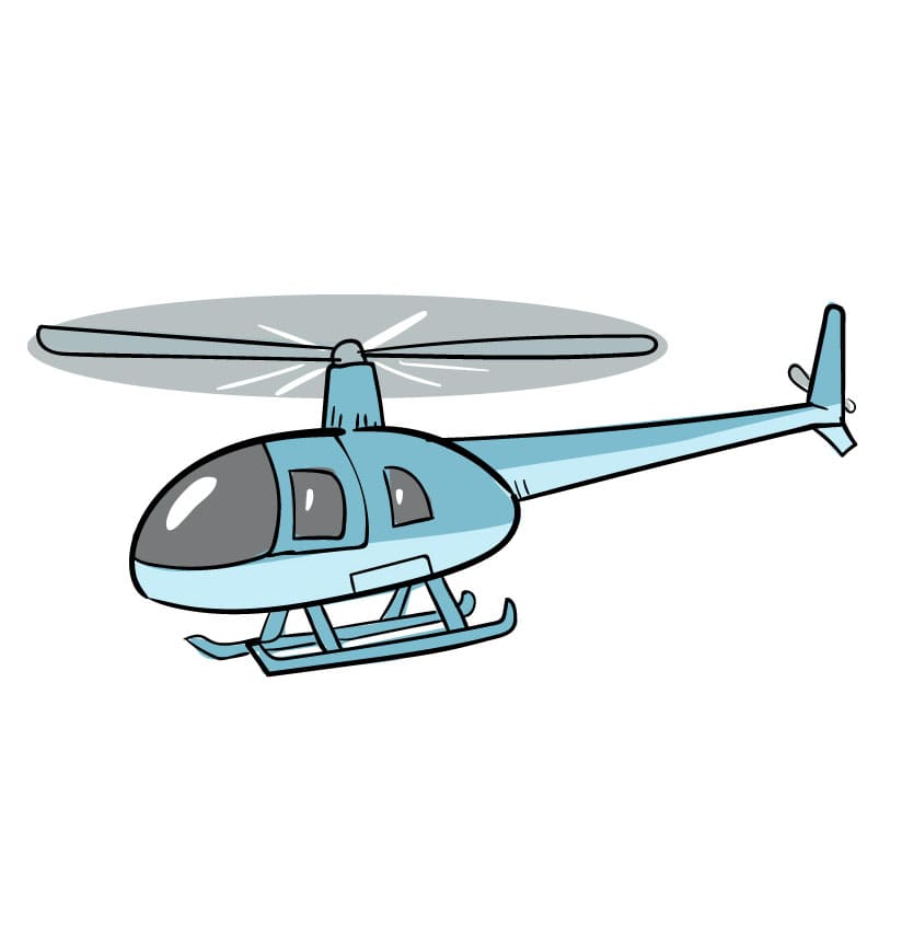 Helikopter Nasıl Çizilir