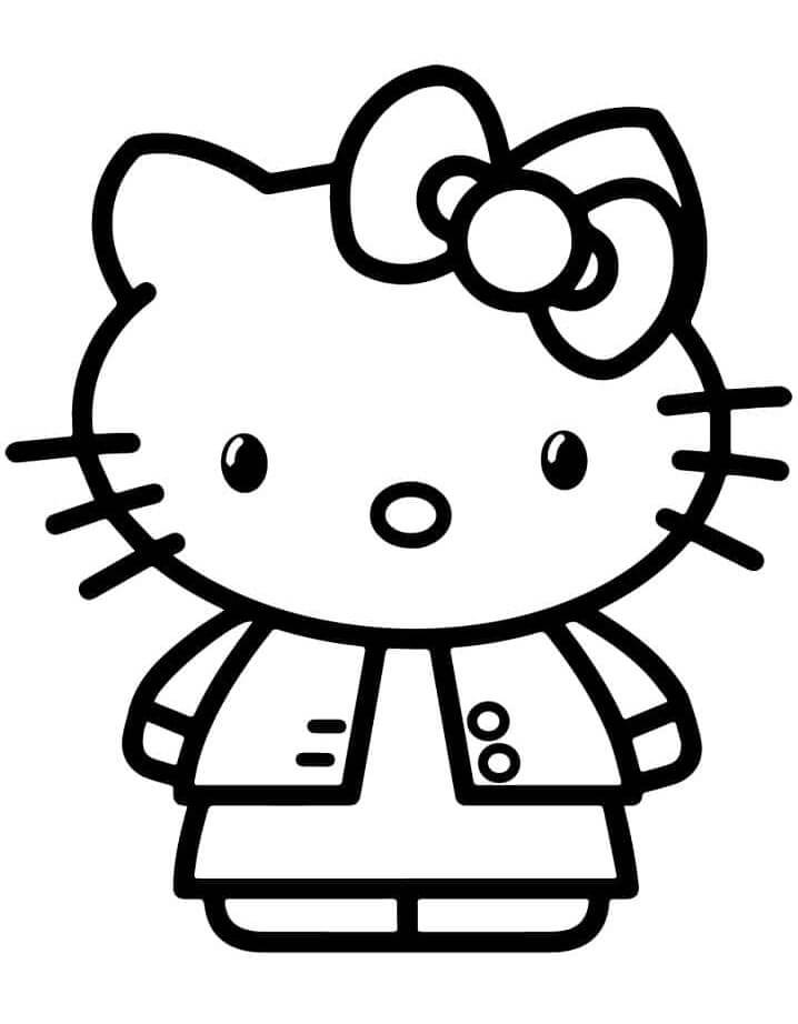 Hello Kitty (1) Boyama Sayfası