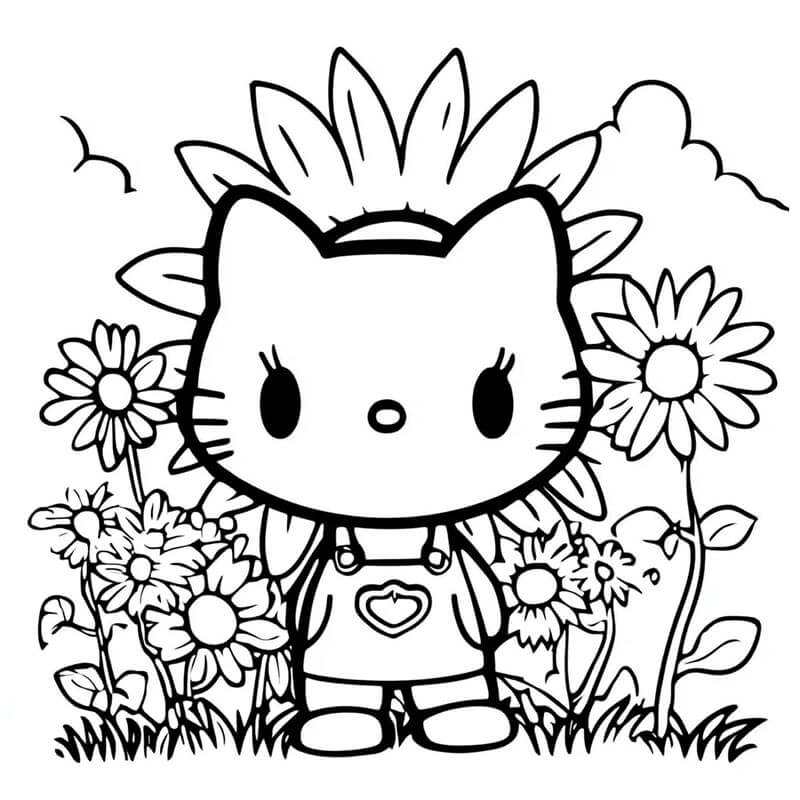 Hello Kitty (9) Boyama Sayfası