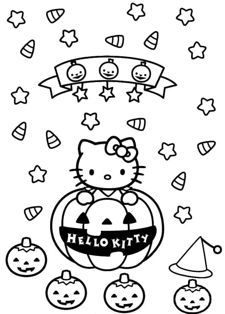 Hello Kitty Sanrio Boyama Sayfası