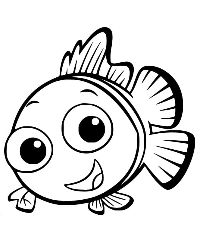 Hoş Nemo Boyama Sayfası