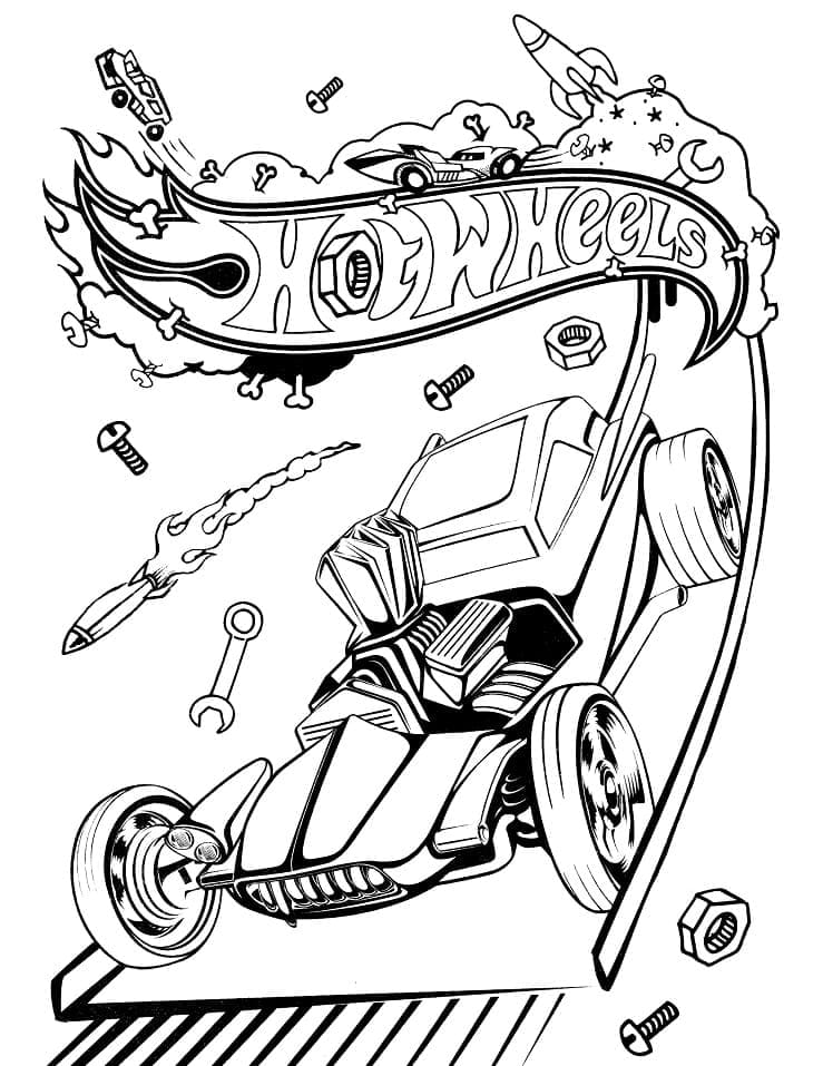 Hot Wheels (16) Boyama Sayfası