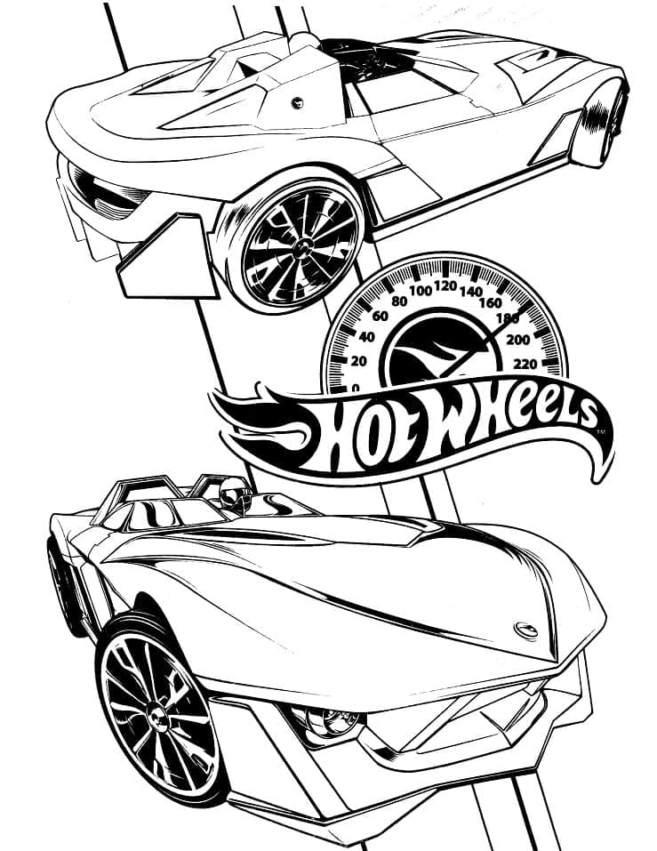 Hot Wheels (18) Boyama Sayfası