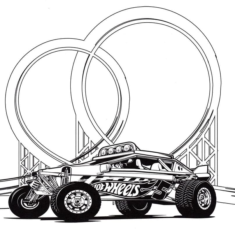 Hot Wheels (7) Boyama Sayfası
