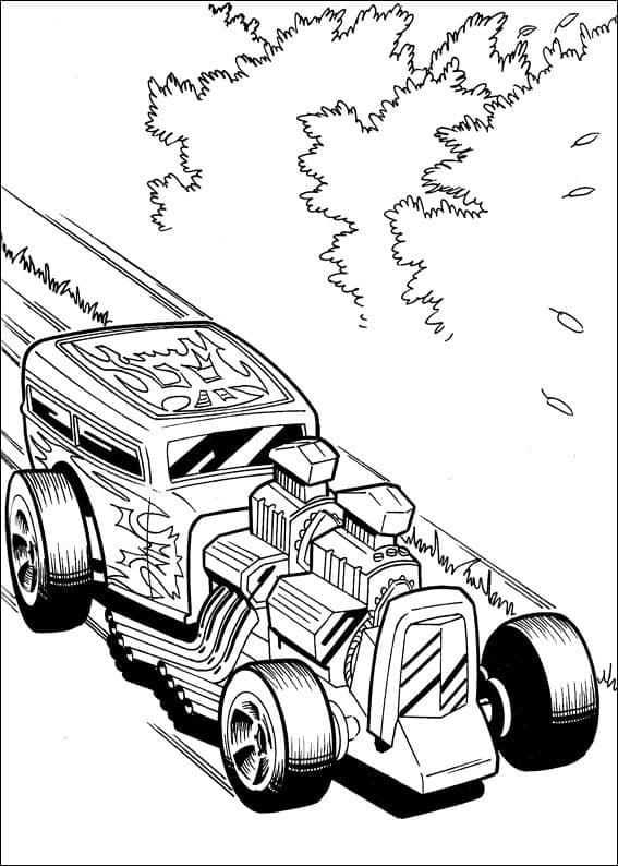 Hot Wheels (9) Boyama Sayfası
