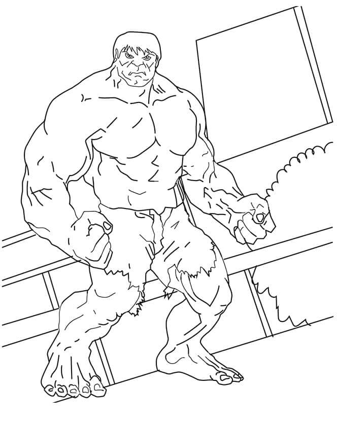 Hulk (4) Boyama Sayfası