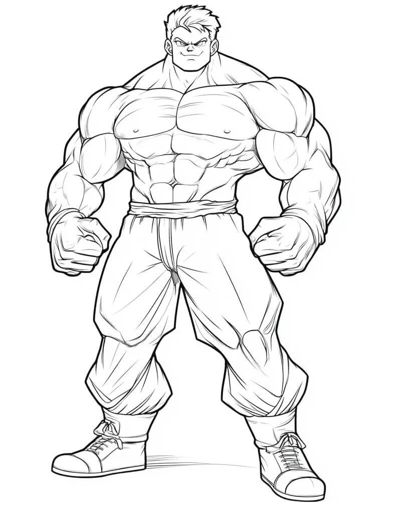 Hulk (5) Boyama Sayfası