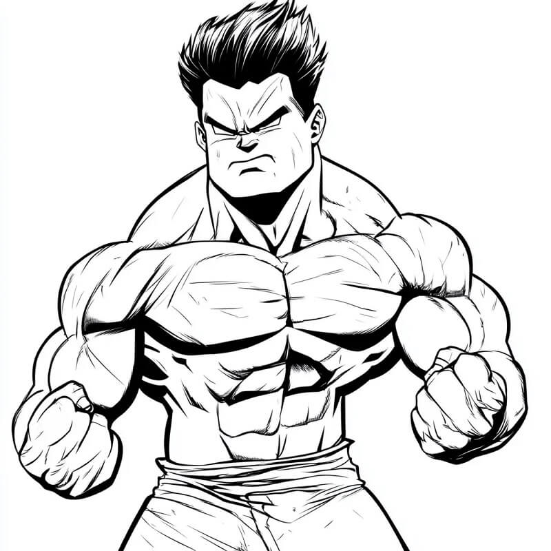 Hulk (6) Boyama Sayfası