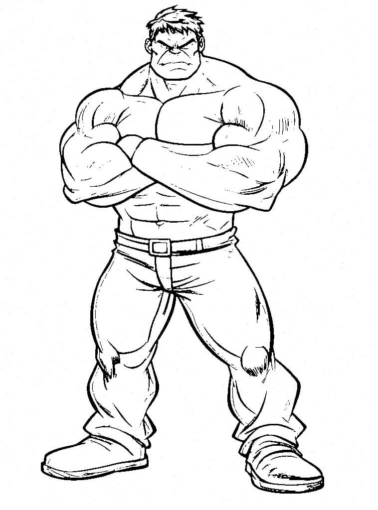 Hulk (7) Boyama Sayfası