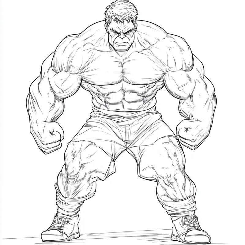 Hulk (8) Boyama Sayfası